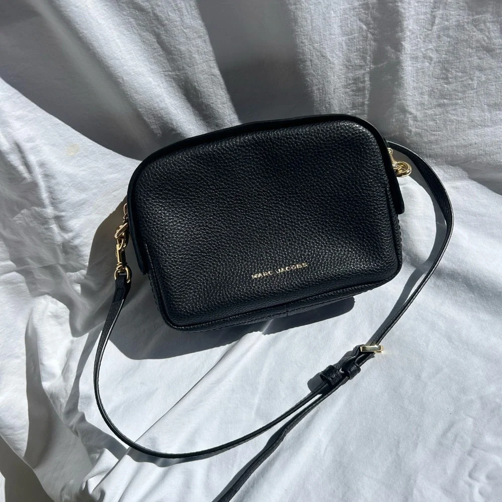 Small Black Leather Marc Jacobs Crossbody Bag NWOT